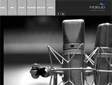 Tablet Screenshot of fideliomusique.com